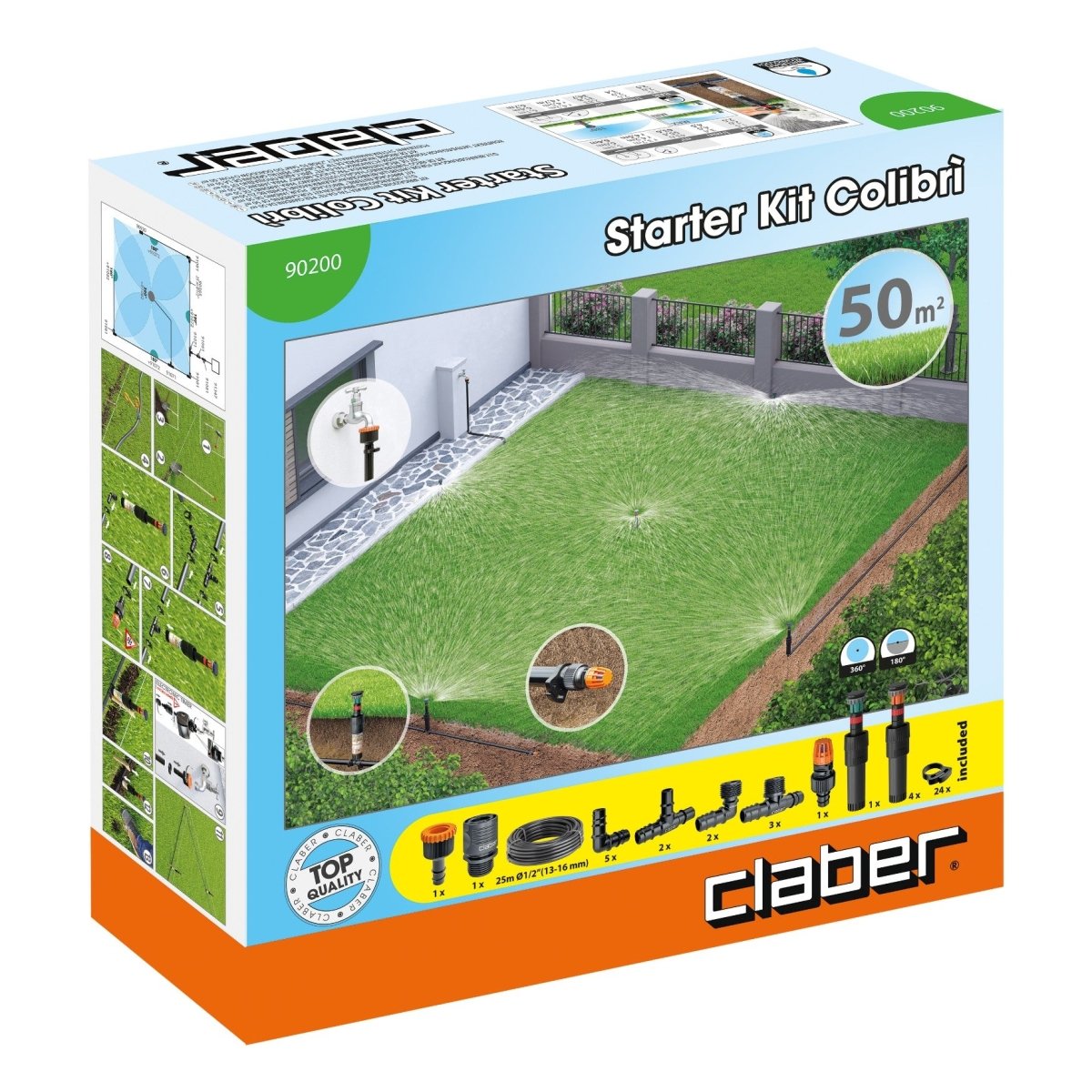 Claber Pop - Up Sprinkler Kit