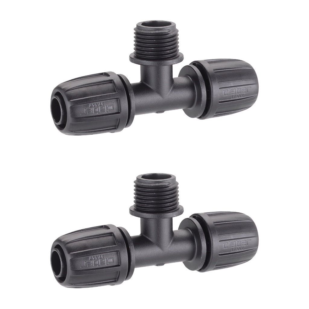 Claber 91017 Pop-Up Sprinkler Threaded 3-Way Connector