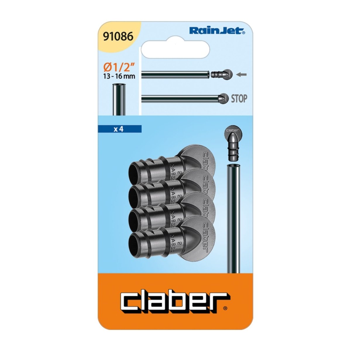 Claber Hose Pipe End Plugs