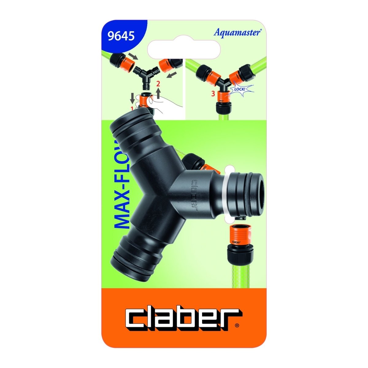 Claber 9645 3-Way Max Flow Connector
