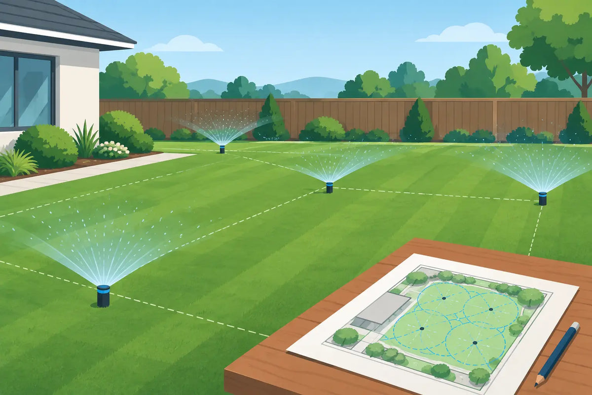 Pop Up Sprinklers Lawn Layout: Plan It Properly