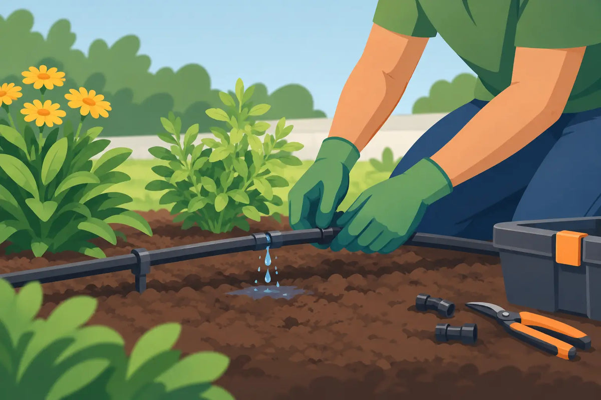 How to Stop Irrigation Leaks in Your Garden