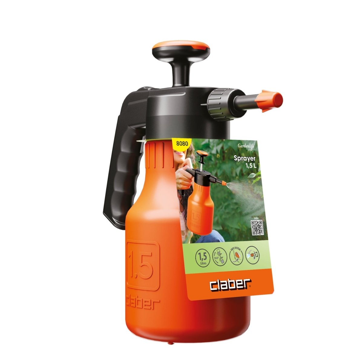 Claber 8080 Hand Held Pressure Sprayer