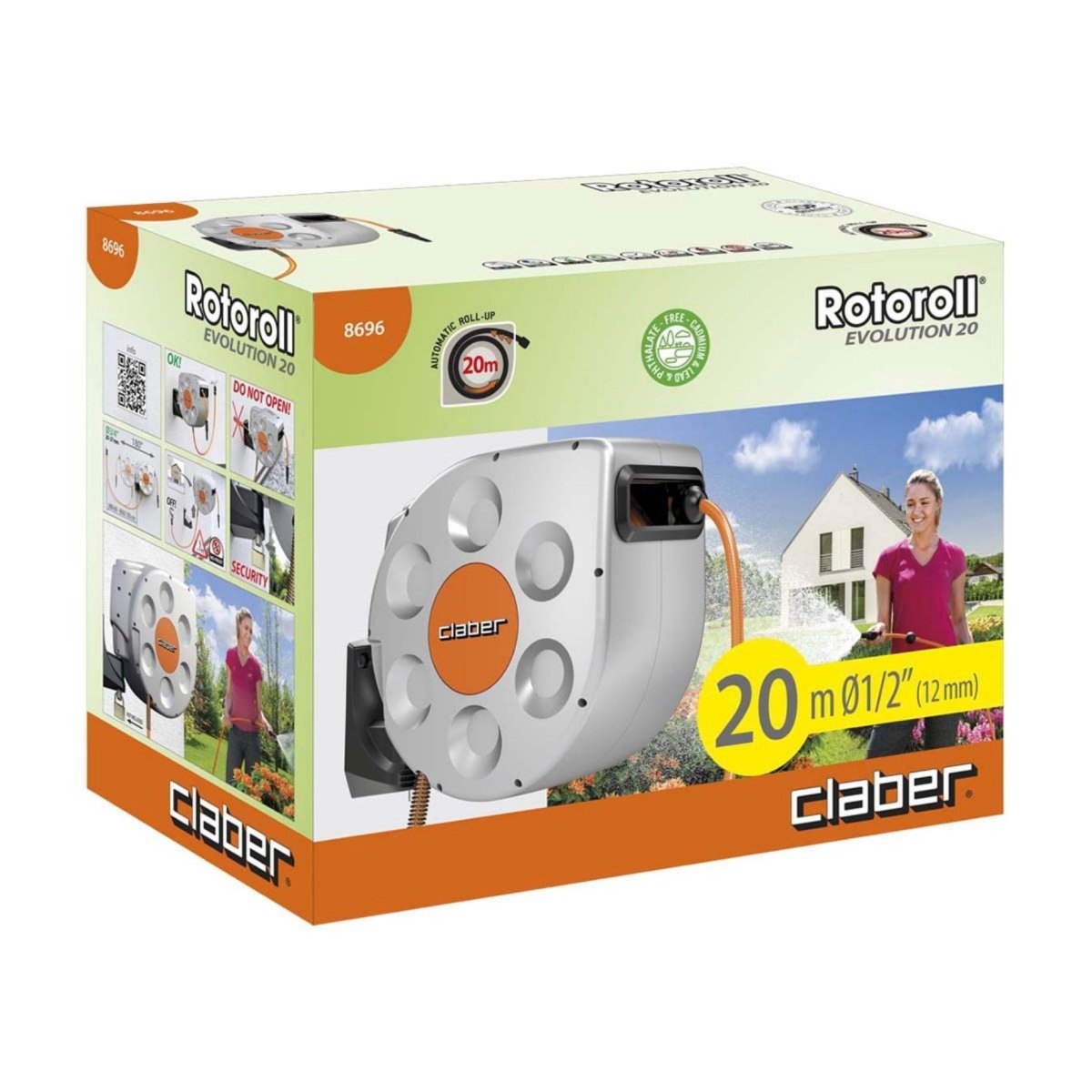 Claber Rotoroll Evolution 20 Metres