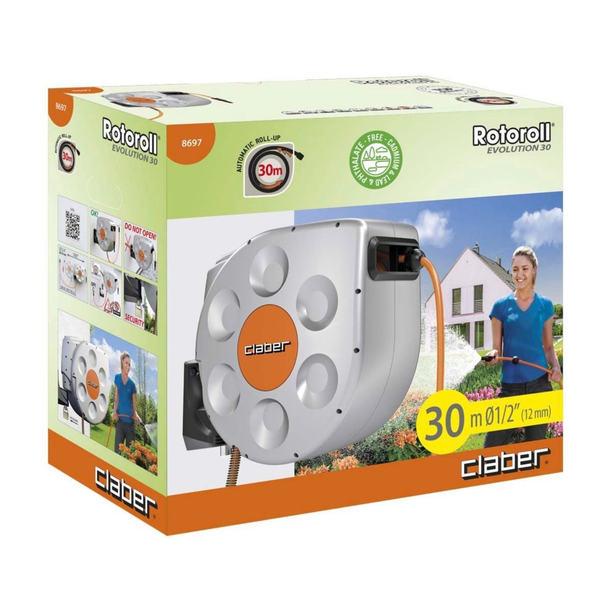 Claber Rotoroll Evolution 30 Metres