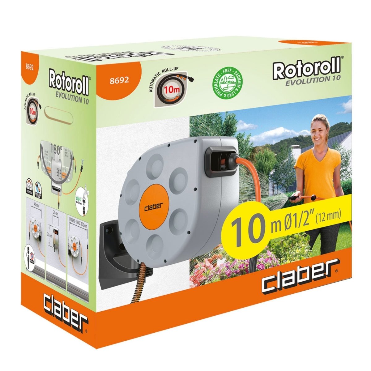 Claber Rotoroll Evolution 10 Metres