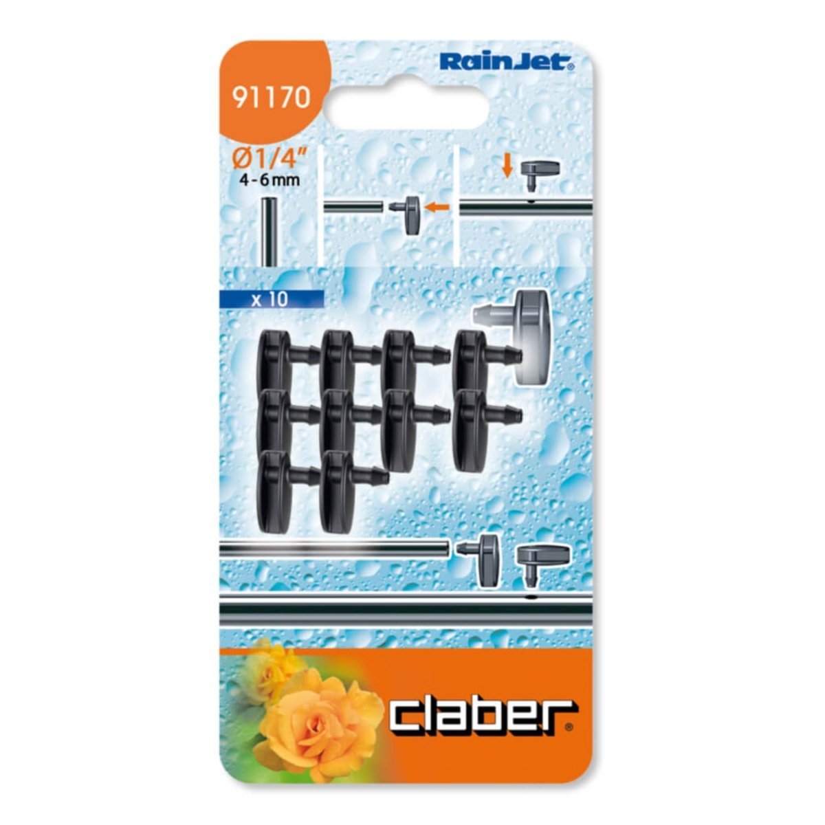 Claber 91170 Hose Pipe Hole Plugs