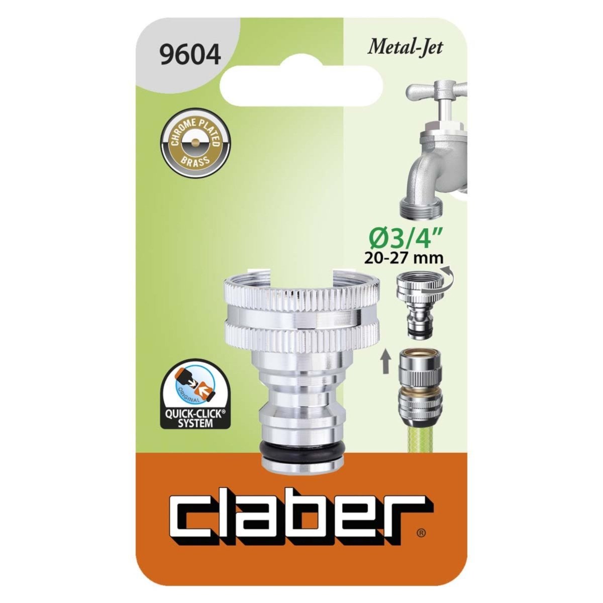 Claber 9604 Quick-Click Tap Connector