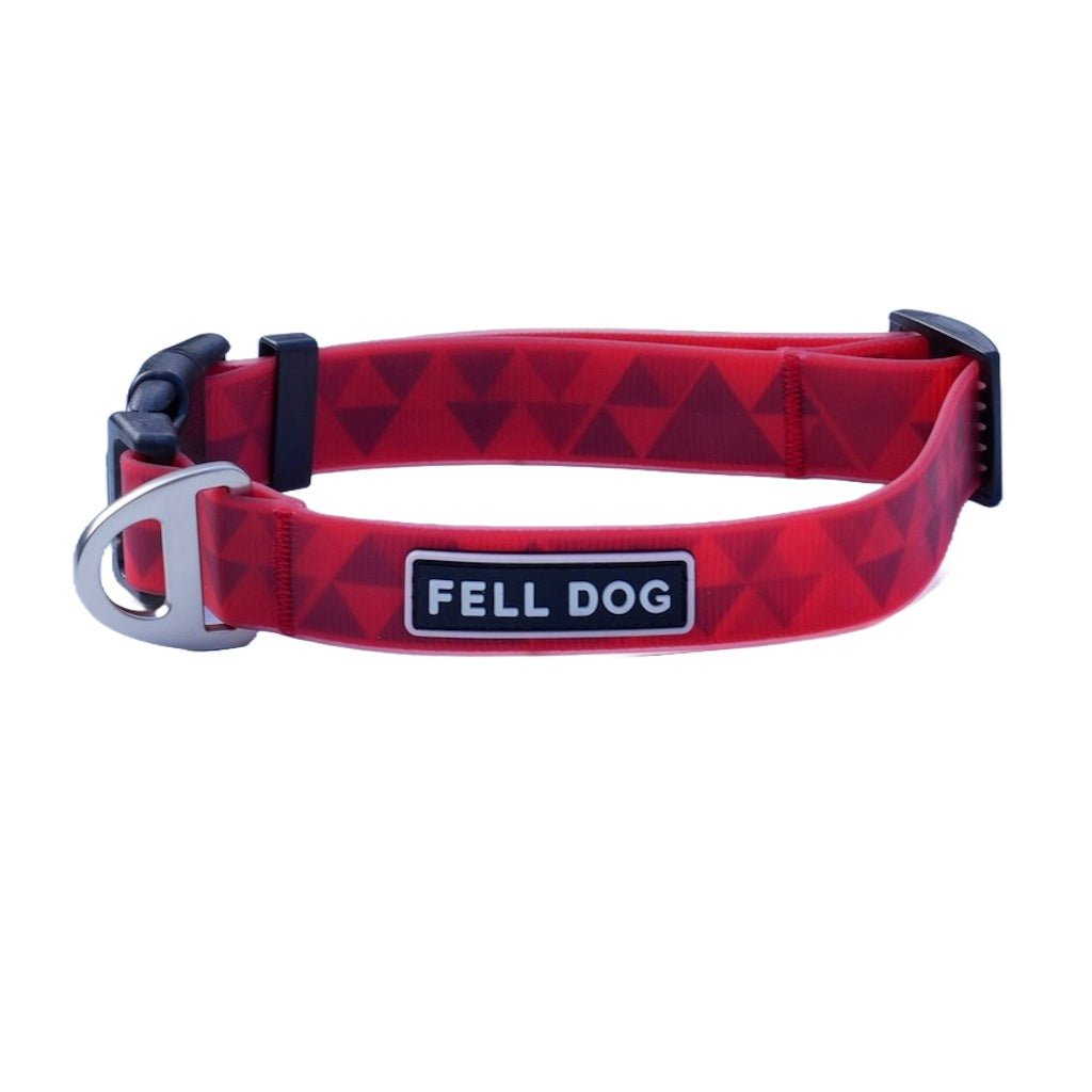 Fell Dog Drench Collar - Red Triangle