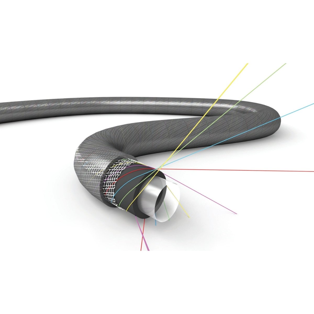 Joy  6-Layer Hose Pipe in Silver Grey