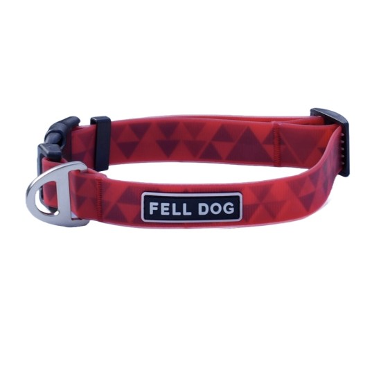 Fell Dog Drench Collar - Red Triangle