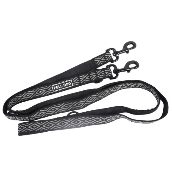 Fell Dog Langdale Multifunctional Lead - Black and White