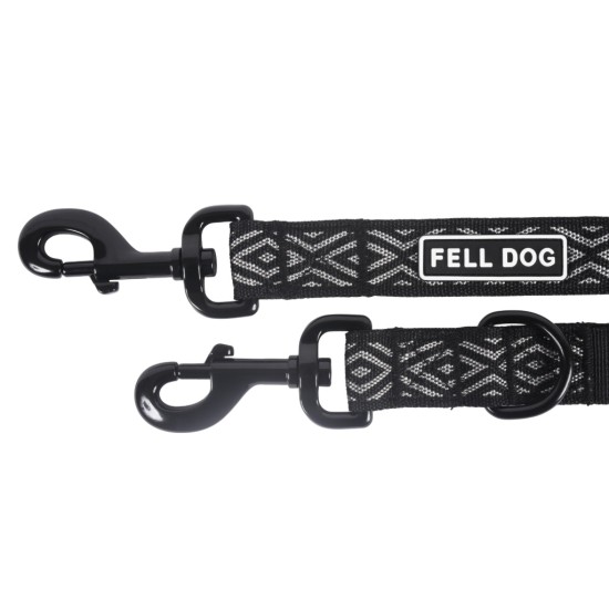 Fell Dog Langdale Multifunctional Lead - Black and White