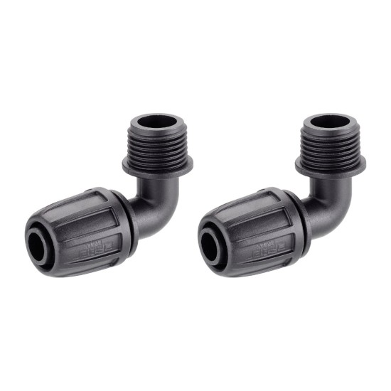 Claber 91019 1/2" Threaded Elbow | Pack of 2