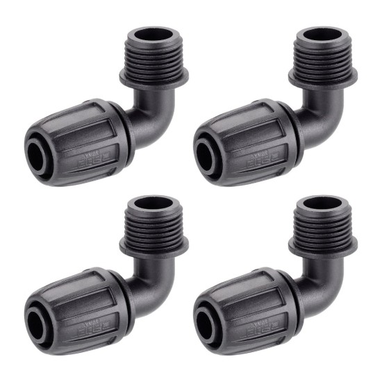 Claber 91019 1/2" Threaded Elbow | Pack of 4