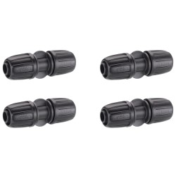 Claber 91023 Hose Pipe Connector | Pack of 4 Claber 91023 Hose Pipe Connector | Pack of 4
