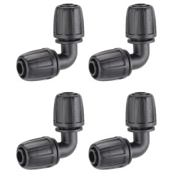 Claber 91025 Elbow Coupling | Pack of 4 Claber 91025 Elbow Coupling | Pack of 4