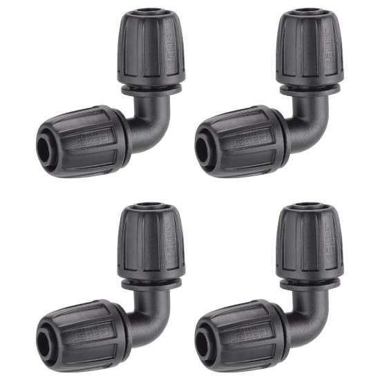 Claber 91025 Half Inch Elbow Coupling | Pack of 4