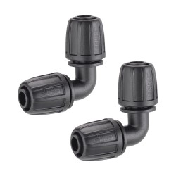 Claber 91025 Elbow Coupling | Pack of 2 Claber 91025 Elbow Coupling | Pack of 2
