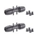 1/2-Inch Hose Connector with 4 x 1/4-Inch Outlets | Pack of 2