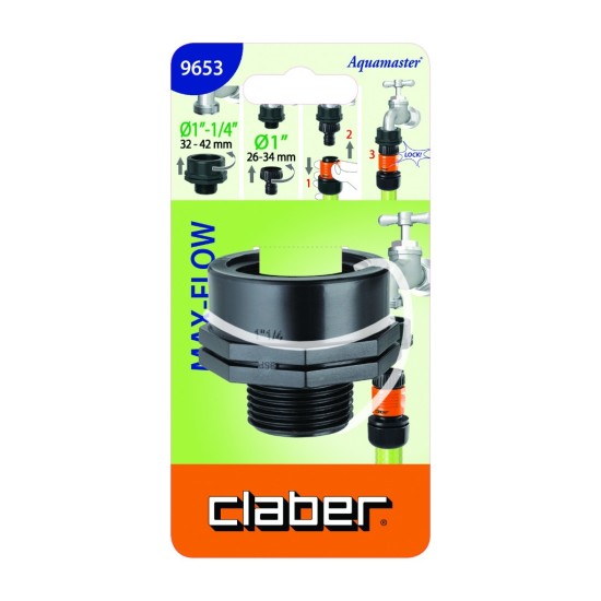 Aquamaster Max Flow Adaptor Claber 9653 