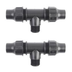 Pop-Up Sprinkler Connector Threaded Nut Lock Fitting | Pack of 2 Pop-Up Sprinkler Connector Threaded Nut Lock Fitting | Pack of 2