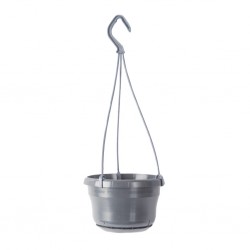 Liliane Small Hanging Pots With Non-Detachable Drip Trays | Pack of 10