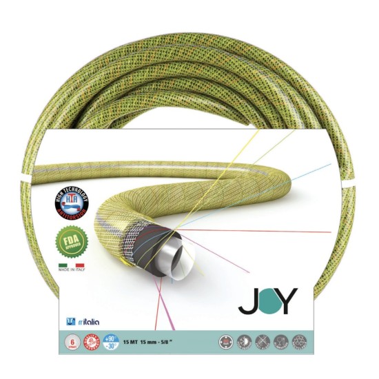 Joy 25 Metre Yellow High Technology Hose Pipe Joy 25 Metre Yellow High Technology Hose Pipe