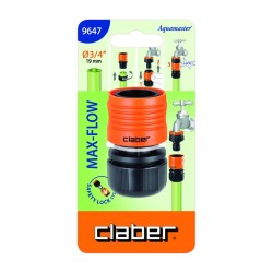 Claber 9647 3/4-Inch Max-Flow Coupling Claber 9647 3/4-Inch Max-Flow Coupling