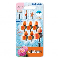 Claber 91248 Adjustable Micro Sprinklers 180 degrees Claber 91248 Adjustable Micro Sprinklers 180 degrees