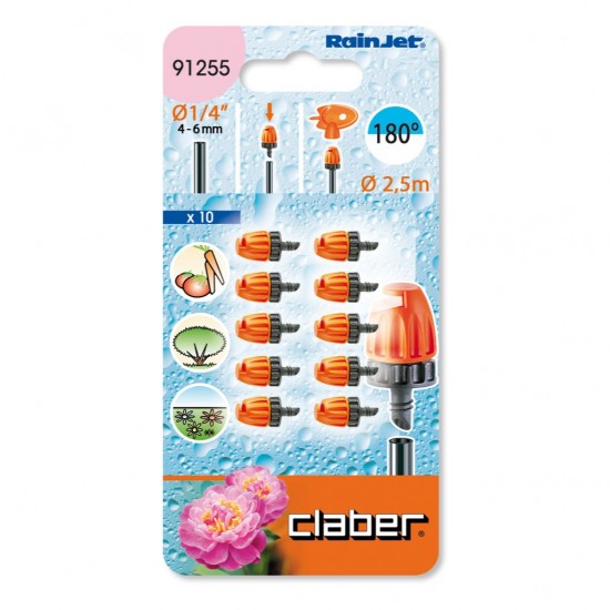 Claber 91255 Micro Sprinkler 180 degree