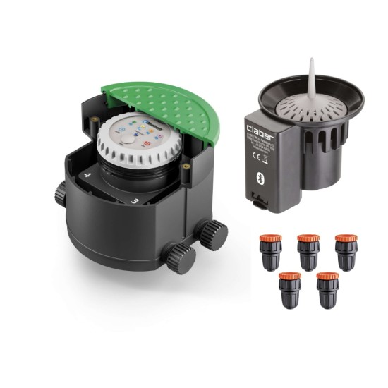 myAquaSystem Claber 90840 Hydro-4 Water Timer Mega Bundle