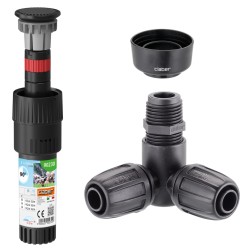 Claber 90230 90° Pop-Up Sprinkler Bundle Claber 90230 90° Pop-Up Sprinkler Bundle