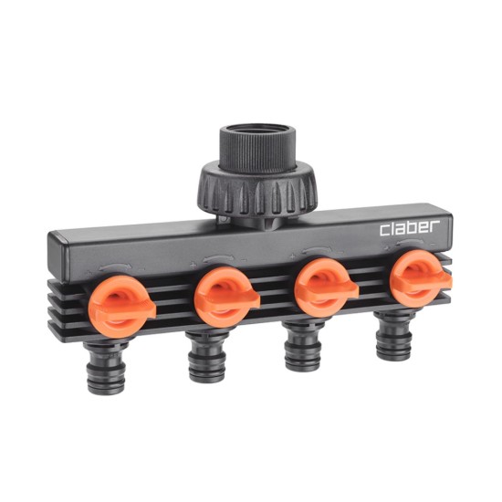 Claber 8580 Four-Way Tap Adaptor