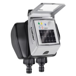Claber 8498 MyAquasolar Two-Way Solar Powered Water Timer Claber 8498 MyAquasolar Two-Way Solar Powered Water Timer